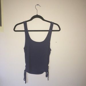 Periwinkle side tie tank Garage